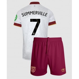 Dětské fotbalový komplet West Ham United Crysencio Summerville #7 Tretí košile 2024-25 Krátkým Rukávem